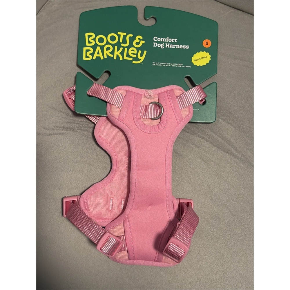 Boots & Barkley  Comfort Adjustable Dog Harness  Pink SMALL NEW